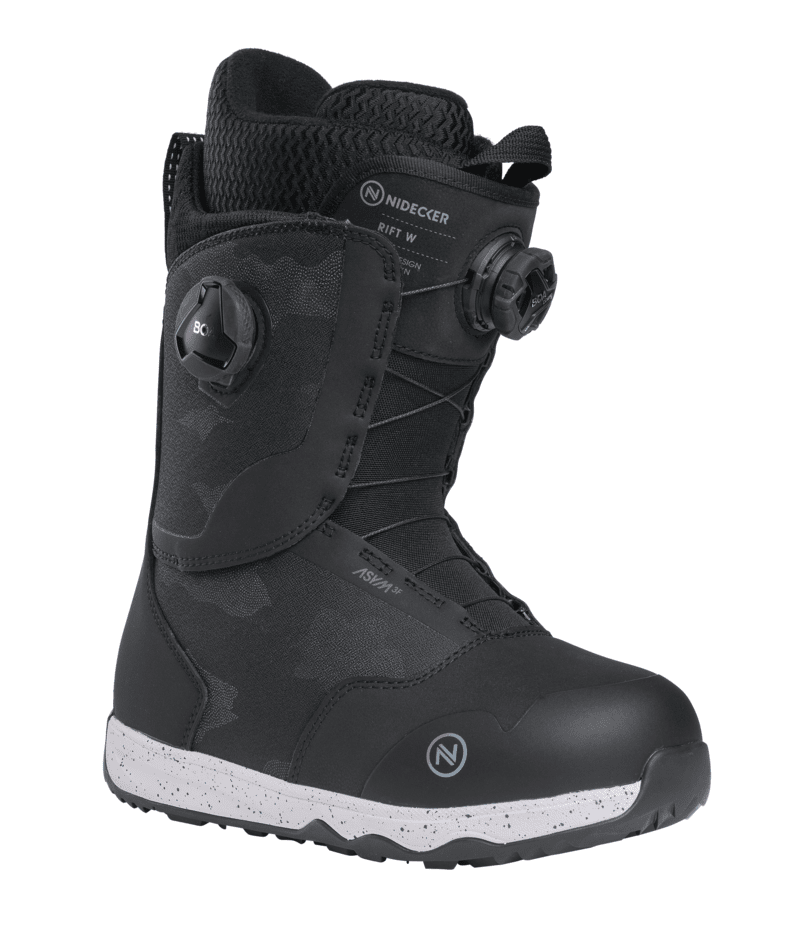 NIDECKER Women's Rift-W Snowboard Boots Black 2025 Women's Snowboard Boots Nidecker 