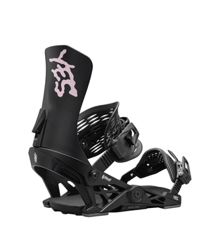 YES Drive Snowboard Bindings Pink 2025 Men's Snowboard Bindings Yes Snowboards 