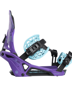 NIDECKER Supermatic Snowboard Bindings Joker Purple 2025 Men's Snowboard Bindings Nidecker 