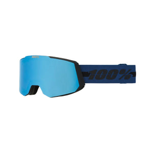 100% Snowcraft Dusty - HiPER Blue Mirror + HiPER Turquoise Mirror Snow Goggle Snow Goggles 100% 