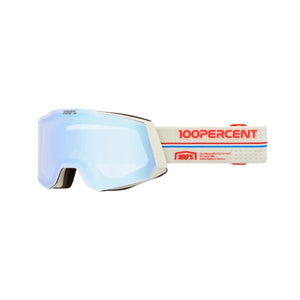 100% Snowcraft Launch - HiPER Red Mirror + HiPER Silver Flash Mirror Snow Goggle Snow Goggles 100% 