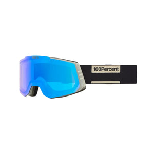 100% Snowcraft Slick - HiPER White Mirror + HiPER Blue Flash Mirror Snow Goggle Snow Goggles 100% 