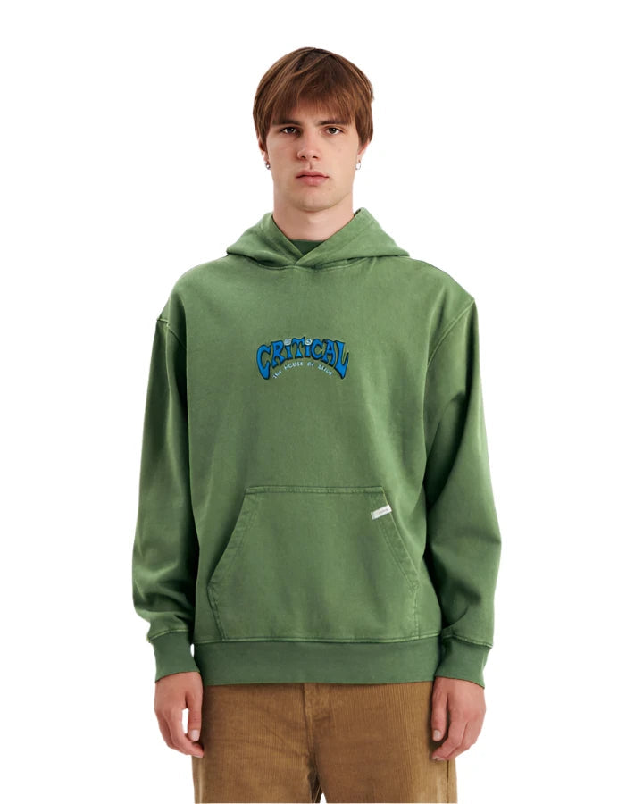 CRITICAL SLIDE Depths Pullover Hoodie Mossy Men's Pullover Hoodies The Critical Slide Society 