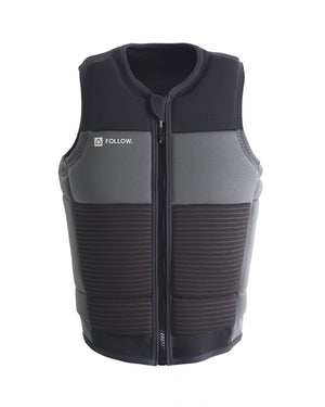 FOLLOW Blueprint Impact Wake Vest Grey/Charcoal Men's Wake Vests Follow 