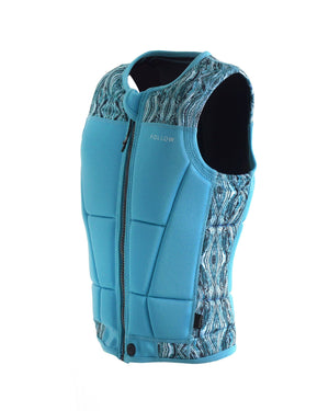 FOLLOW Women's Harmony Impact Wake Vest Aqua Women's Wake Vests Follow 