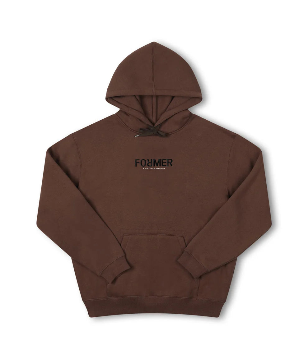 FORMER Legacy Reaction Pullover Hoodie Pecan Men's Pullover Hoodies Former 