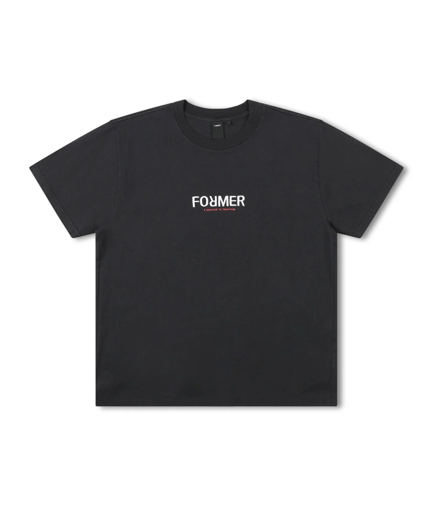 FORMER Legacy Reaction T-Shirt Washed Black Men's Short Sleeve T-Shirts Former 