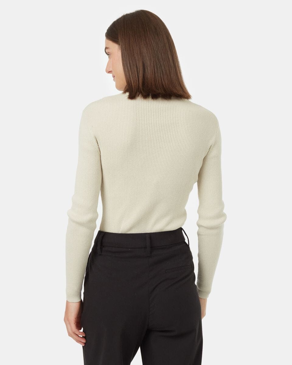 TENTREE Women s Highline Fine Gauge Turtleneck Pale Oak M