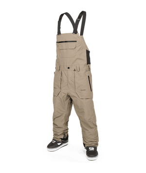 VOLCOM Rain GORE-TEX Bib Overall Snowboard Pants Chestnut Brown 2025 Men's Snow Bib Pants Volcom 