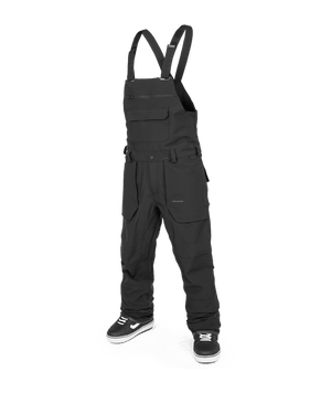 VOLCOM Roan Bib Overall Snowboard Pants Black 2025 Men's Snow Bib Pants Volcom 