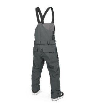 VOLCOM Roan Bib Overall Snowboard Pants Charcoal 2025 Men's Snow Bib Pants Volcom 