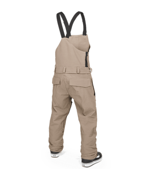 VOLCOM Roan Bib Overall Snowboard Pants Chestnut Brown 2025 Men's Snow Bib Pants Volcom 