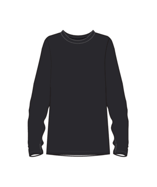 VOLCOM Merino Blend Crew Base Layer Black Men's Base Layers Volcom 