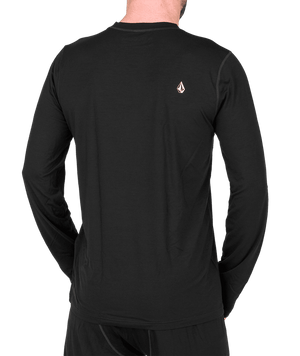 VOLCOM Merino Blend Crew Base Layer Black Men's Base Layers Volcom 