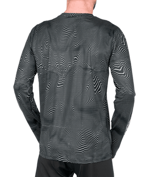 VOLCOM V-Science Crew Base Layer Top Black Print Men's Base Layers Volcom 