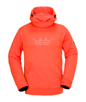 VOLCOM Hydro Riding Pullover Hoodie Flame Red Men's Pullover Hoodies Volcom 