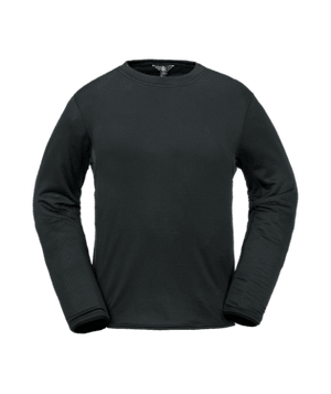 VOLCOM Gridlock Base Layer Crew Black Men's Base Layers Volcom 