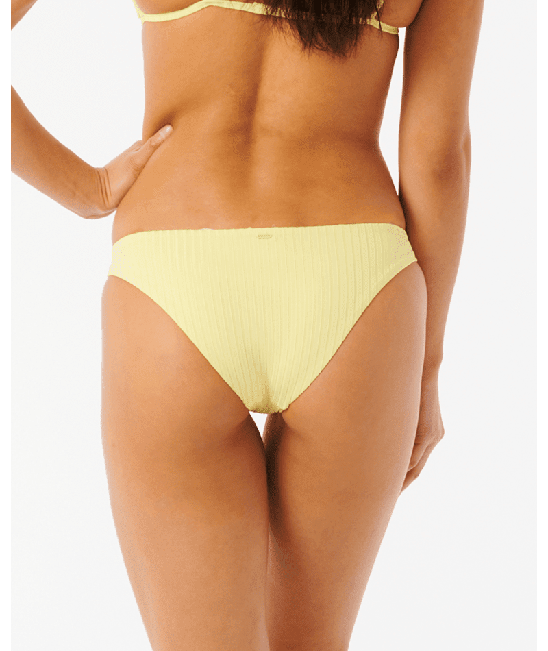 RIP CURL Women's Premium Surf Cheeky Coverage Bikini Bottom Green