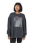 TENTREE Women's Alpine Oversized Crew Graphite/Lavender Women's Crewnecks Tentree 