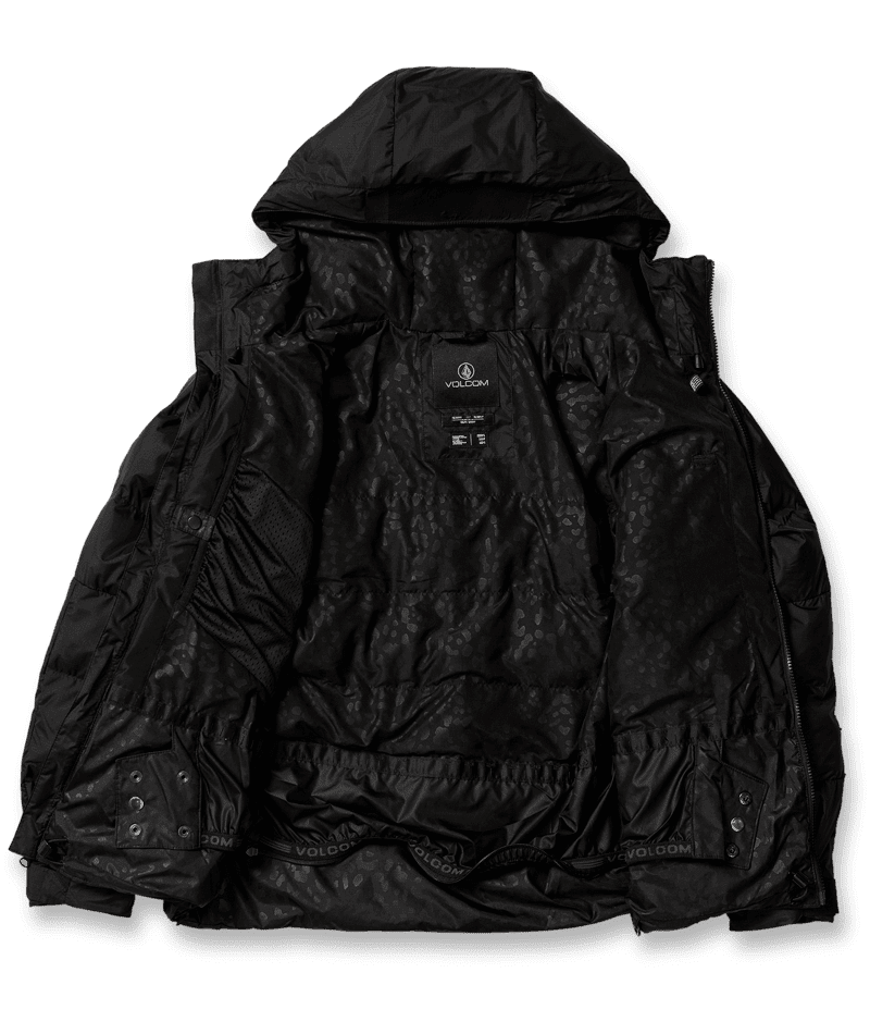 VOLCOM Women s Puffleup Snowboard Jacket Black 2024 Freeride Boardshop