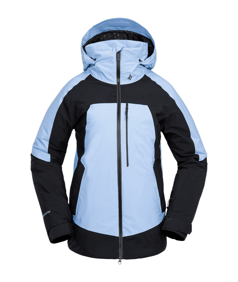 VOLCOM Women's 3D Stretch GORE-TEX Snowboard Jacket Crystal Blue 2025 Women's Snow Jackets Volcom 