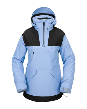 VOLCOM Women's GORE-TEX Fern Insulated Snowboard Jacket Crystal Blue 2025 Women's Snow Jackets Volcom 