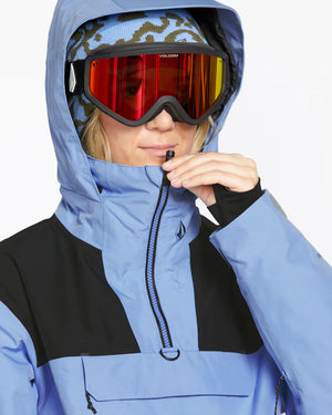 VOLCOM Women's GORE-TEX Fern Insulated Snowboard Jacket Crystal Blue 2025 Women's Snow Jackets Volcom 