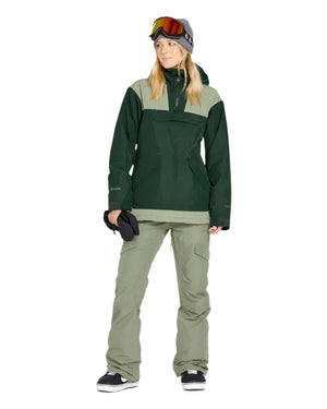 VOLCOM Women's GORE-TEX Fern Insulated Snowboard Jacket Scarab 2025 Women's Snow Jackets Volcom 