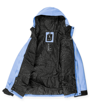 VOLCOM Women's Stoney Shadow Insulated Snowboard Jacket Crystal Blue 2025 Women's Snow Jackets Volcom 