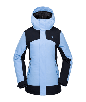 VOLCOM Women's Stoney Shadow Insulated Snowboard Jacket Crystal Blue 2025 Women's Snow Jackets Volcom 