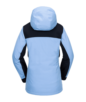 VOLCOM Women's Stoney Shadow Insulated Snowboard Jacket Crystal Blue 2025 Women's Snow Jackets Volcom 