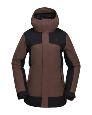 VOLCOM Women's Stoney Shadow Insulated Snowboard Jacket Mahogany 2025 Women's Snow Jackets Volcom 