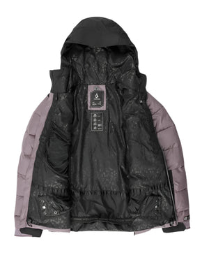 VOLCOM Women's Puffleup Snowboard Jacket Dusty Lavender 2025 Women's Snow Jackets Volcom 