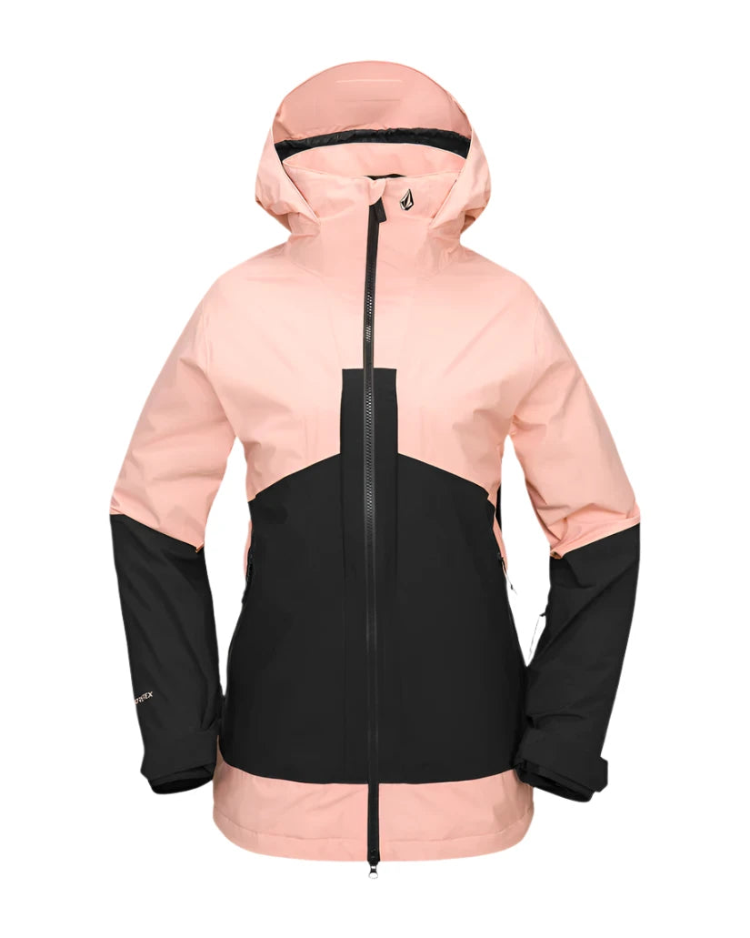 VOLCOM Women's AT GORE-TEX Stretch Snowboard Jacket Coral Haze 2025 Women's Snow Jackets Volcom 