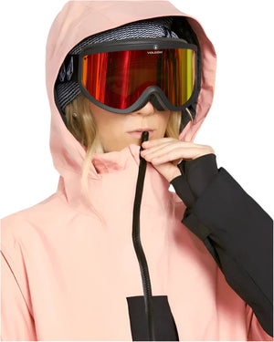 VOLCOM Women's AT GORE-TEX Stretch Snowboard Jacket Coral Haze 2025 Women's Snow Jackets Volcom 