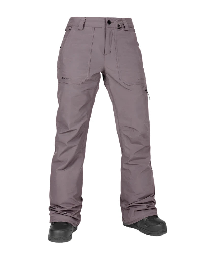 VOLCOM Women's GORE-TEX Knox Insulated Snowboard Pant Dusty Lavender 2025 Women's Snow Pants Volcom 