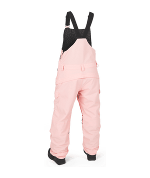 VOLCOM Women's Creston 3D Stretch Bib Overall Snowboard Pant Coral Haze 2025 Women's Snow Bib Pants Volcom 