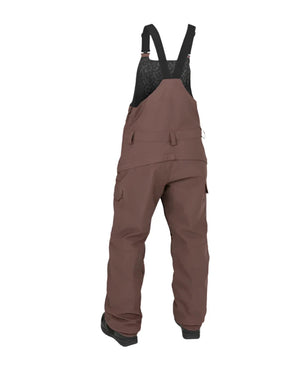 VOLCOM Women's Creston 3D Stretch Bib Overall Snowboard Pant Mahogany 2025 Women's Snow Bib Pants Volcom 