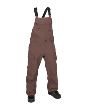 VOLCOM Women's Creston 3D Stretch Bib Overall Snowboard Pant Mahogany 2025 Women's Snow Bib Pants Volcom 