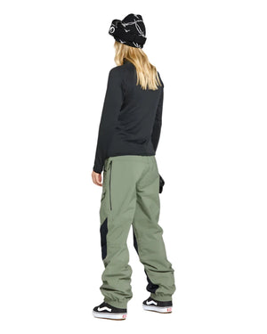 VOLCOM Women's GORE-TEX V.Co AT Snowboard Pant Lichen Green 2025 Women's Snow Pants Volcom 