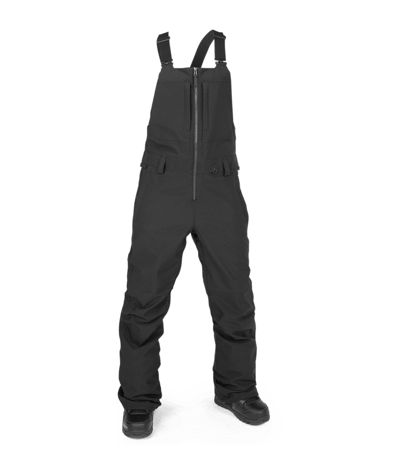 VOLCOM Women's Swift Bib Overall Snowboard Pants Black 2025 Women's Snow Bib Pants Volcom 