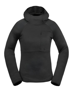 VOLCOM Women's Gridlock Balaclava Base Layer Top Black Women's Base Layers Volcom 