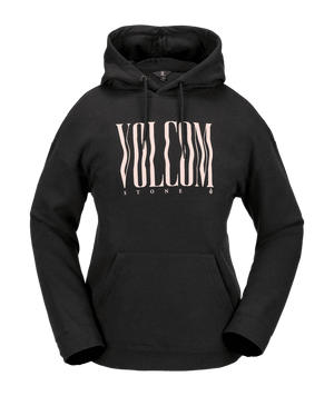 VOLCOM Women's Essential Pullover Hoodie Black Women's Pullover Hoodies Volcom 