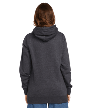 VOLCOM Women's Tower Pullover Fleece Black Women's Pullover Hoodies Volcom 