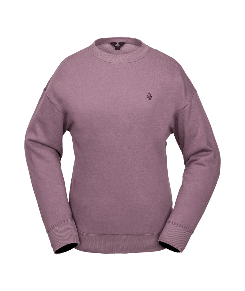 VOLCOM Women's Essential Crew Dusty Lavender Women's Crewnecks Volcom 