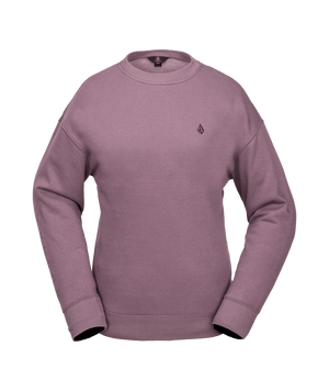 VOLCOM Women's Essential Crew Dusty Lavender Women's Crewnecks Volcom 