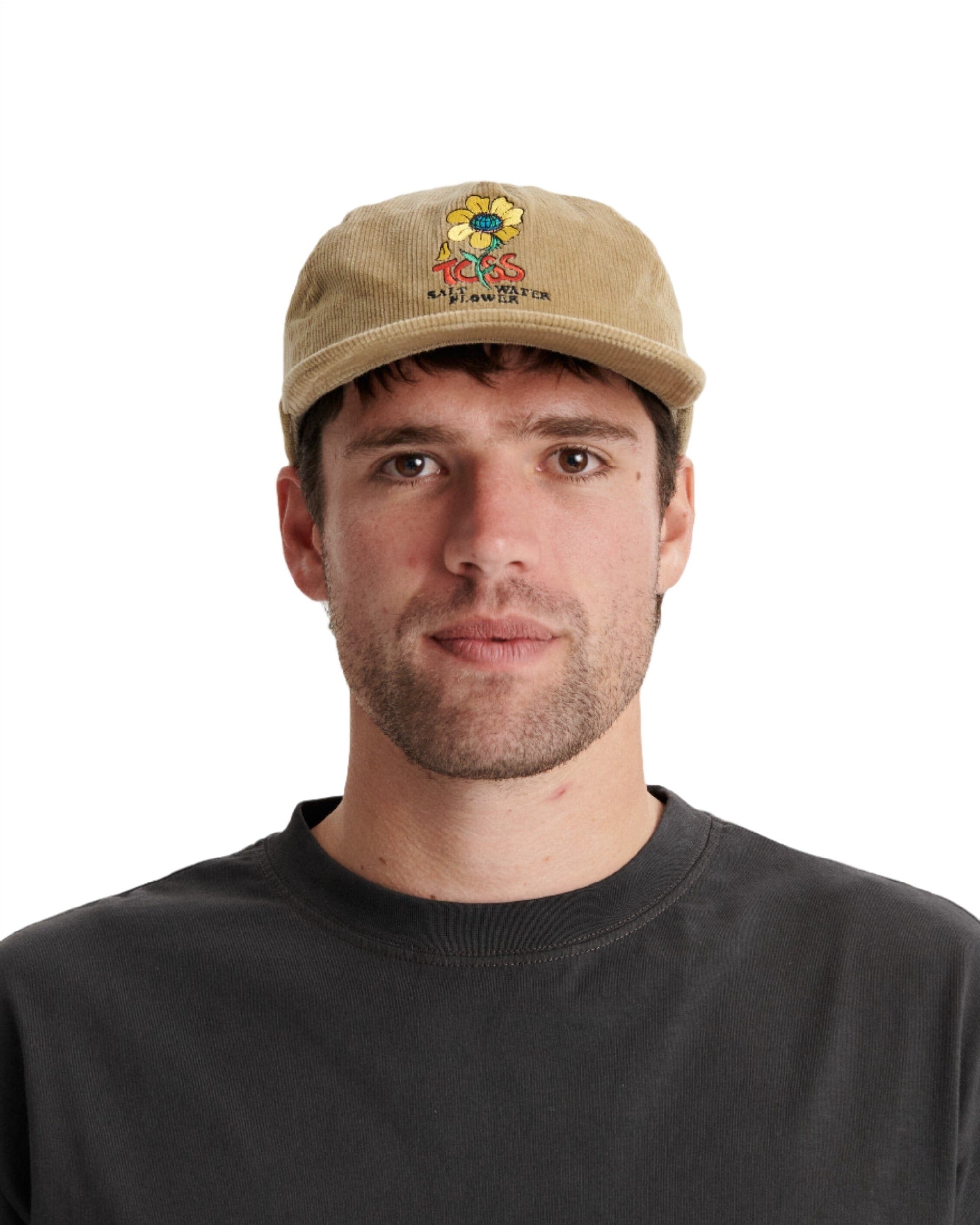 CRITICAL SLIDE Bene Cibo Trucker Hat Tan Men's Hats The Critical Slide Society 