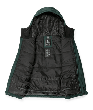 VOLCOM Youth Stone.91 Insulated Snowboard Jacket Scarab 2025 Youth Snow Jackets Volcom 