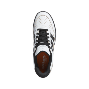 ADIDAS Tyshawn II Shoes Crystal White/Core Black/Charcoal Solid Grey Men's Skate Shoes Adidas 