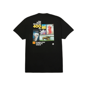 HUF X KODAK Imagine What T-Shirt Black Men's Short Sleeve T-Shirts Huf 